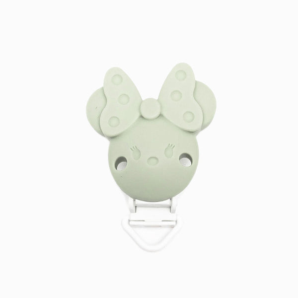 Mola para Chupeta de Silicone Minnie Simples MILITAR