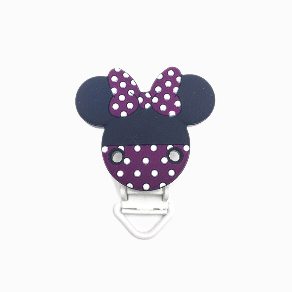 Mola para Chupeta de Silicone Minnie ROXO