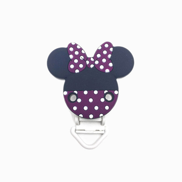 Mola para Chupeta de Silicone Minnie ROXO