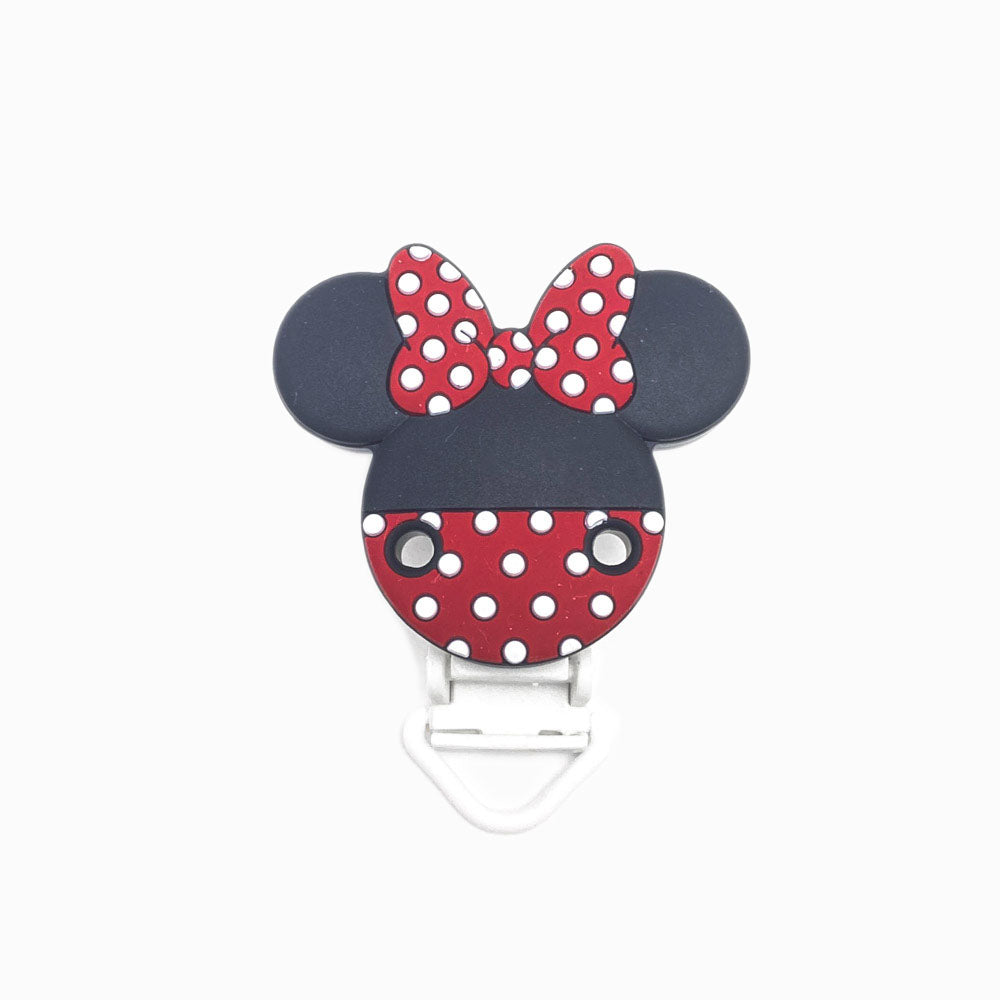 Mola para Chupeta de Silicone Minnie VERMELHO
