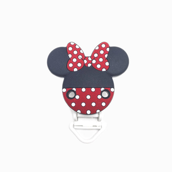 Mola para Chupeta de Silicone Minnie VERMELHO