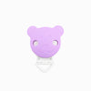 Mola para Chupeta de Silicone Urso Simples LAVANDA