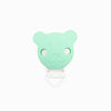Mola para Chupeta de Silicone Urso Simples VERDE ÁGUA