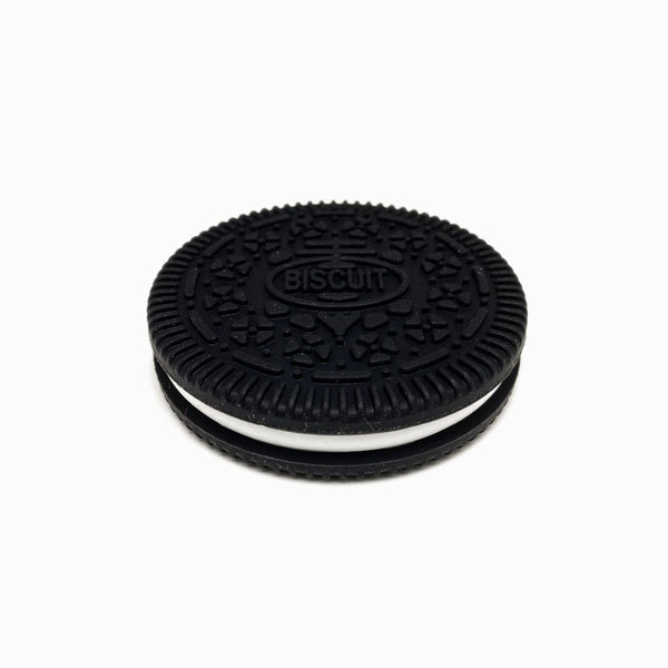 Mordedor de Silicone Biscuit Preto