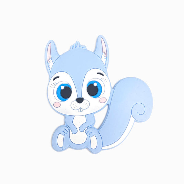 Mordedor de Silicone Coelho AZUL BEBÉ