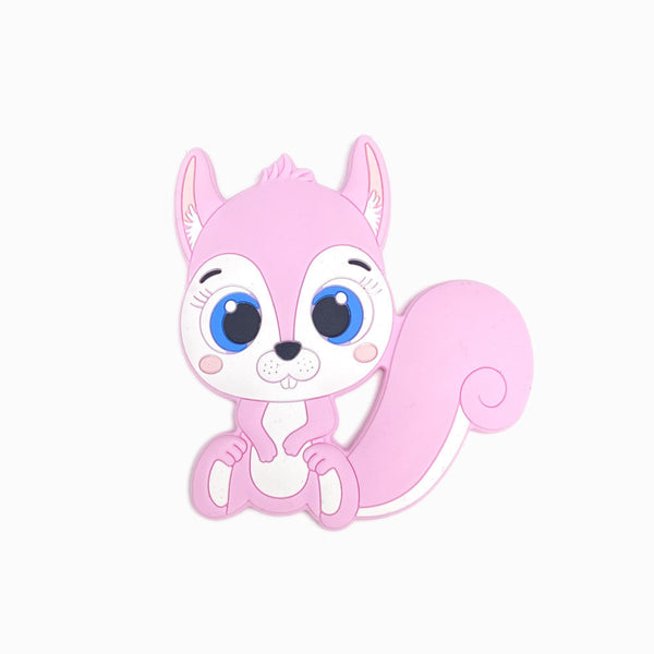 Mordedor de Silicone Coelho ROSA BEBÉ