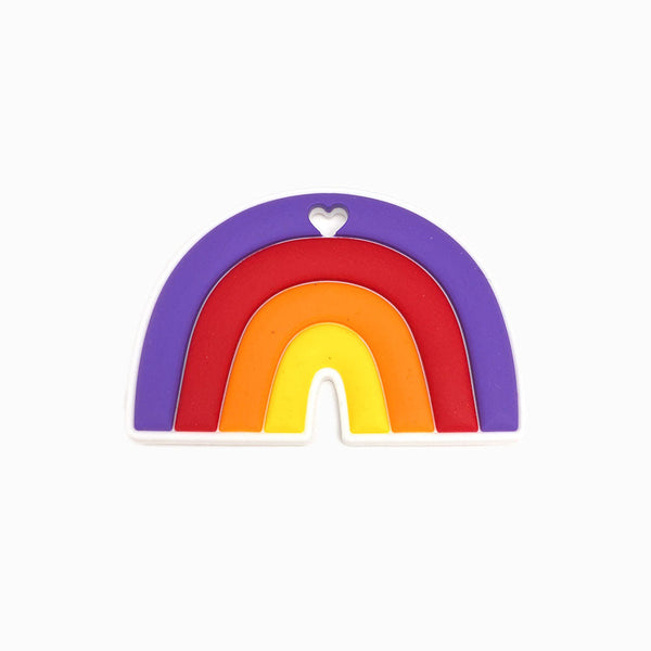 Mordedor Silicone Arco Iris Roxo