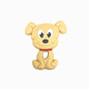 Mordedor de Silicone Cão AMARELO TORRADO