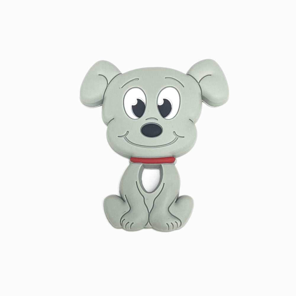 Mordedor de Silicone Cão CINZA