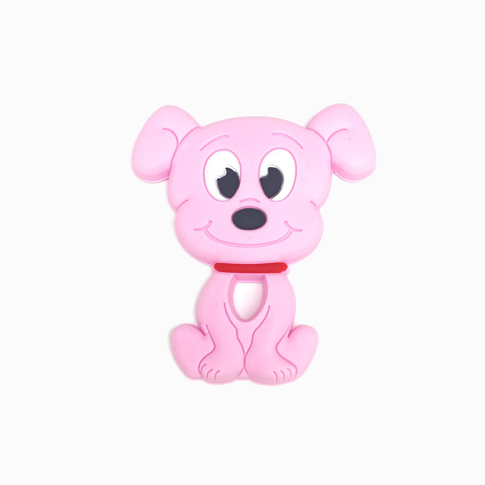 Mordedor de Silicone Cão ROSA BEBÉ