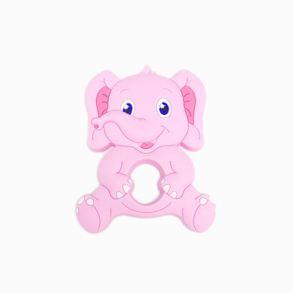 Mordedor de Silicone Elefante ROSA