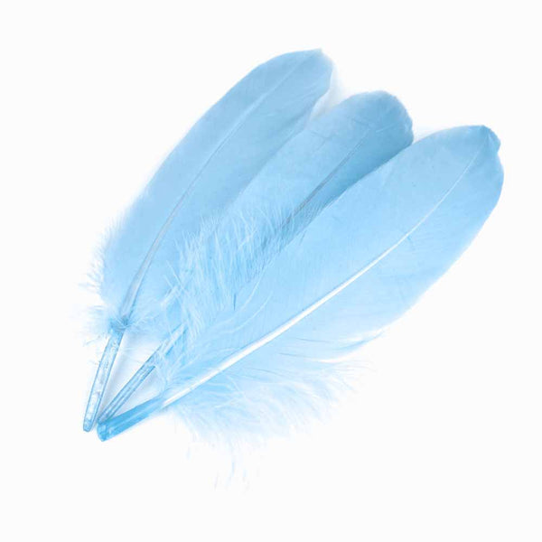 PENAS DE GANSO AZUL CLARO