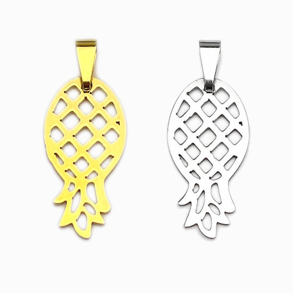 Pendente Ananás 25x13mm - Aço Inox