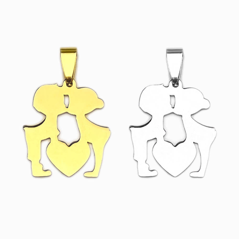 Pendente Amor Inocente 25x21mm - Aço Inox