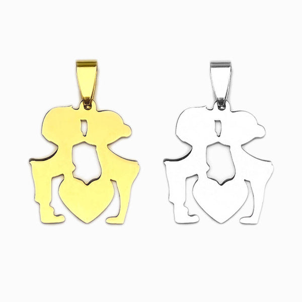 Pendente Amor Inocente 25x21mm - Aço Inox