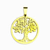 Pendente Árvore da Vida 30x30mm - Aço Inox