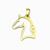 Pendente Cabeça de Cavalo 25x21mm - Aço Inox