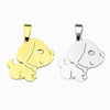 Pendente Cãozinho 27x26mm - Aço Inox