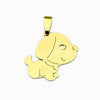 Pendente Cãozinho 27x26mm - Aço Inox