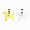 Pendente Cãozinho 20x17mm - Aço Dourado