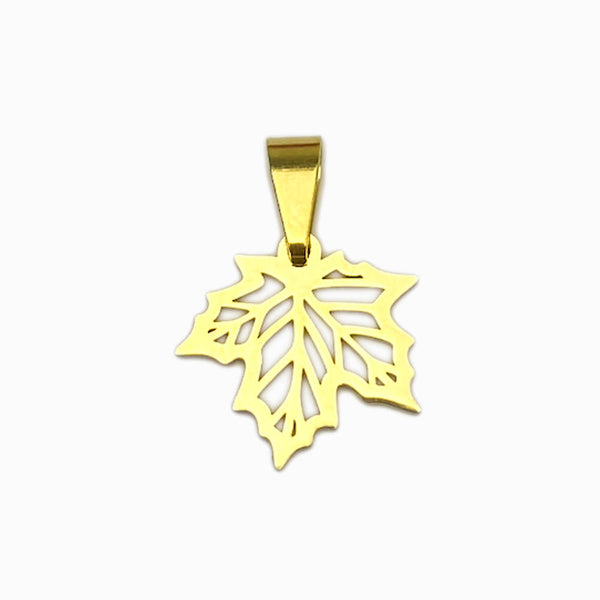 Pendente Folha de Bordo 15x15mm - Aço Inox