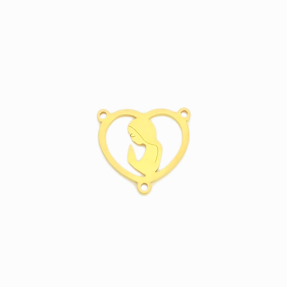 Pack 3 Passador Nossa Senhora 16x15mm - Aço Inox