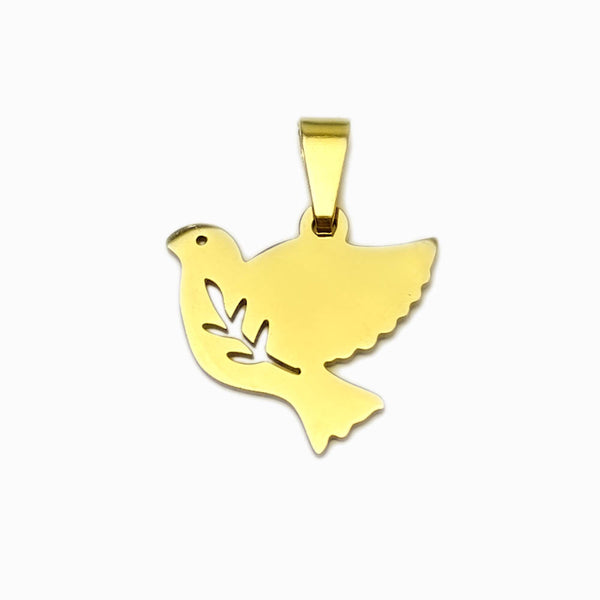 Pendente Espirito Santo 18x17mm - Aço Inox