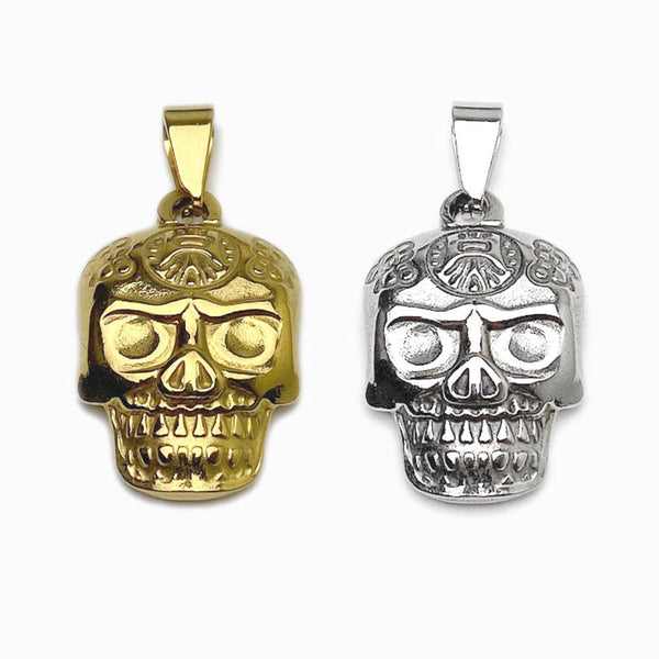 Pendente Caveira 25x16mm - Aço Inox