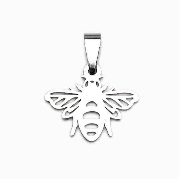 Pendente Abelha 18x15mm - Aço Inox