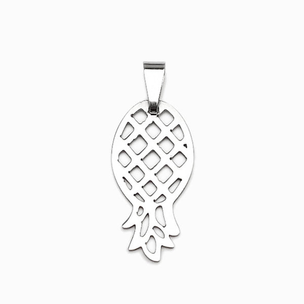 Pendente Ananás 25x13mm - Aço Inox