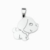 Pendente Cãozinho 27x26mm - Aço Inox