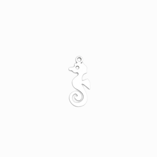 Pack 3 Pendente Cavalo-marinho 15x6mm - Aço Inox