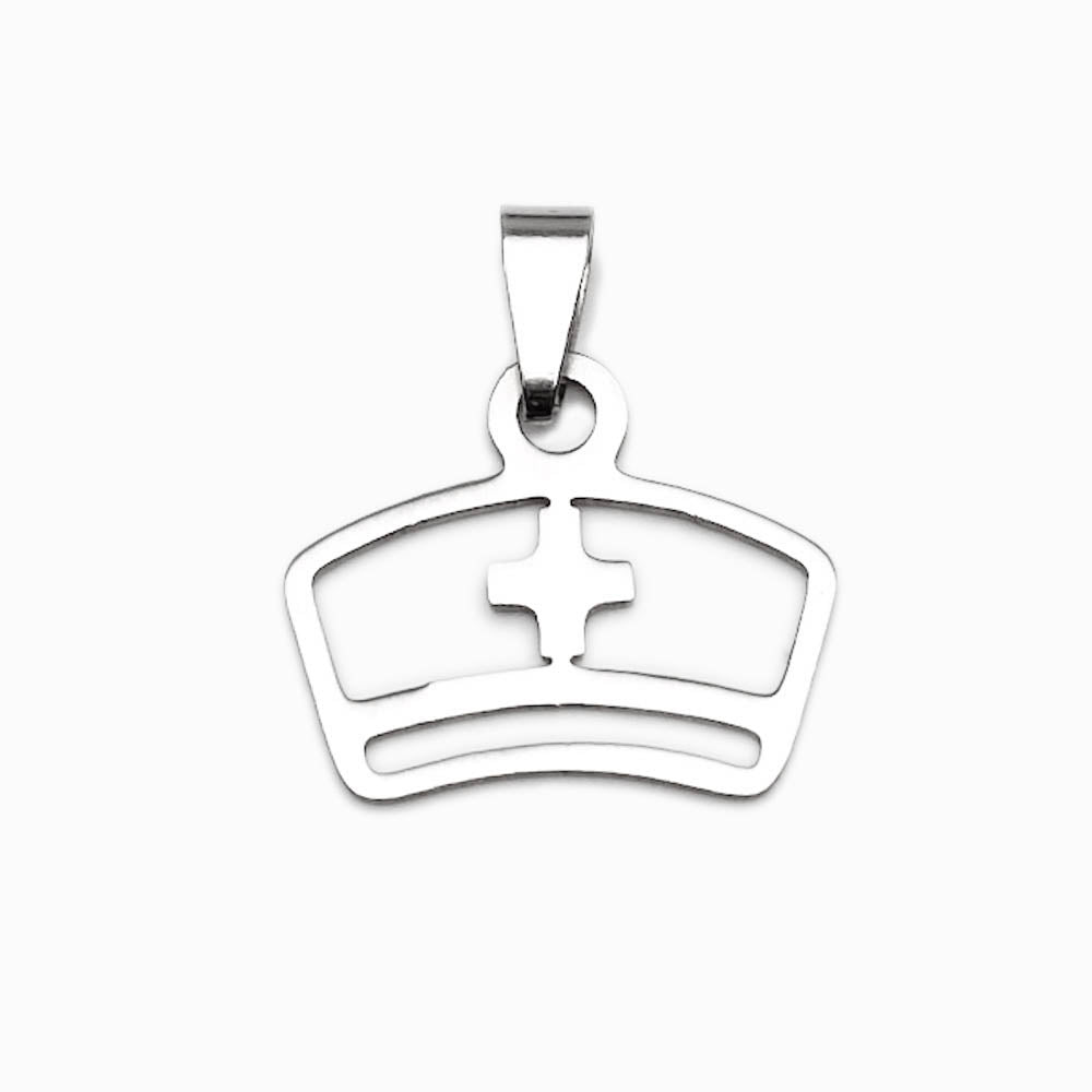 Pendente Chapéu de Enfermeira 20x17mm - Aço Inox