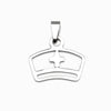 Pendente Chapéu de Enfermeira 20x17mm - Aço Inox