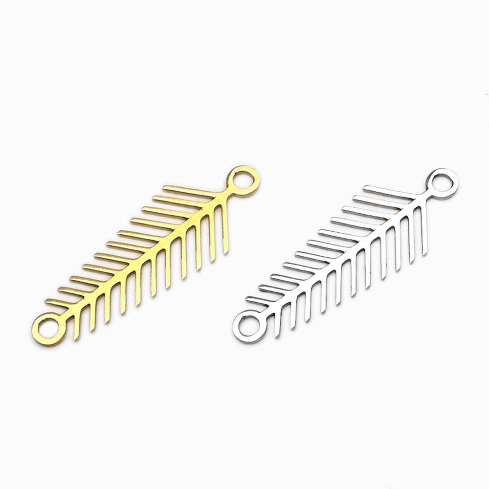 Entremeio Osso de Peixe 38x13mm - Aço Inox