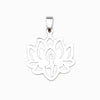 Pendente Flor de Lótus 32x30mm - Aço Inox