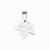 Pendente Folha de Bordo 15x15mm - Aço Inox