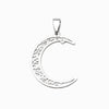 Pendente Lua 32x26mm - Aço Inox