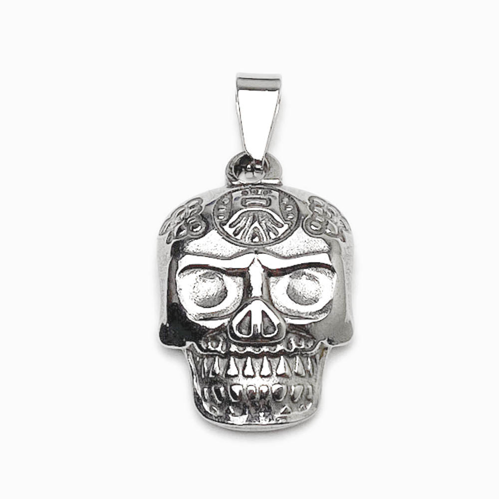 Pendente Caveira 25x16mm - Aço Inox