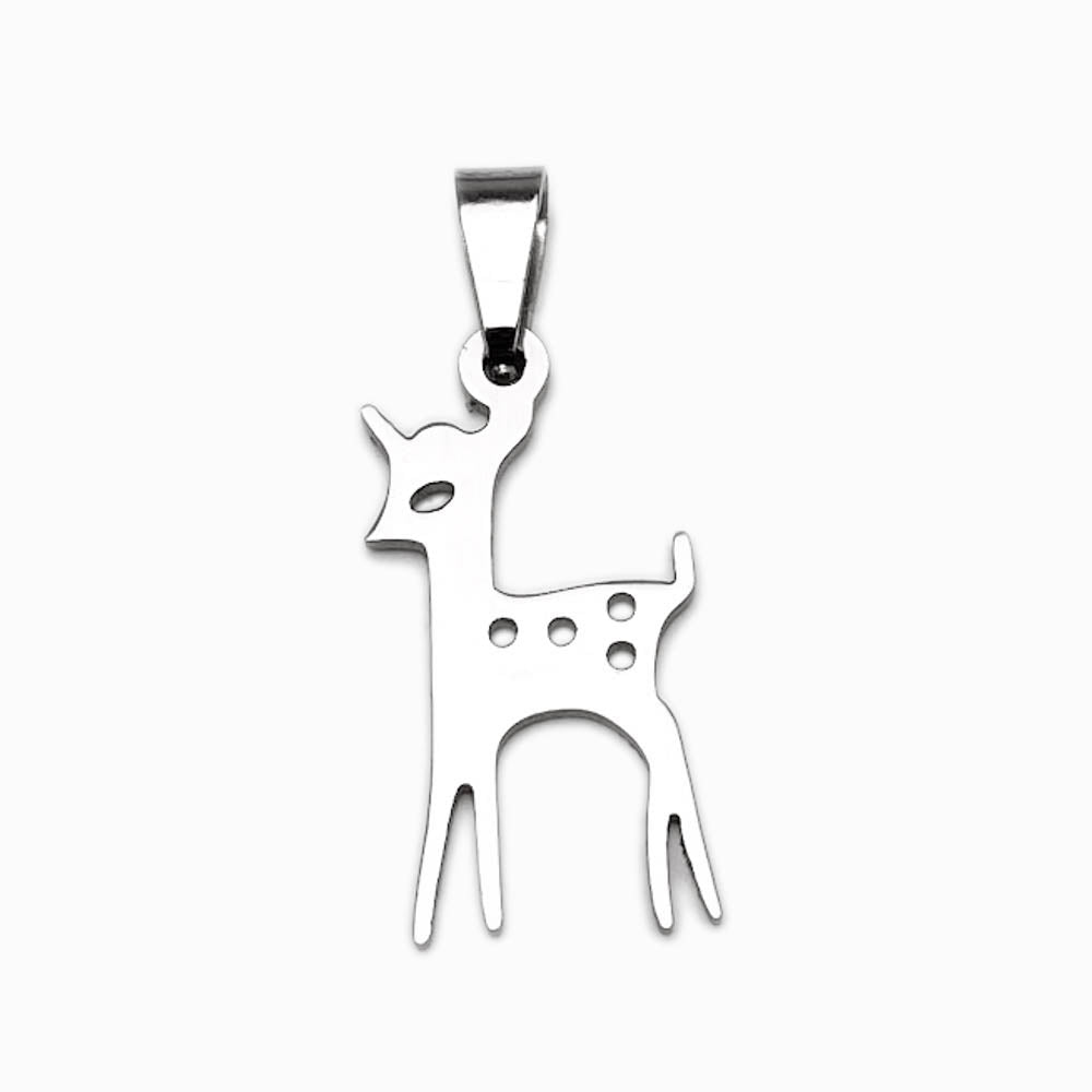 Pendente Bamby 23x12mm - Aço Inox