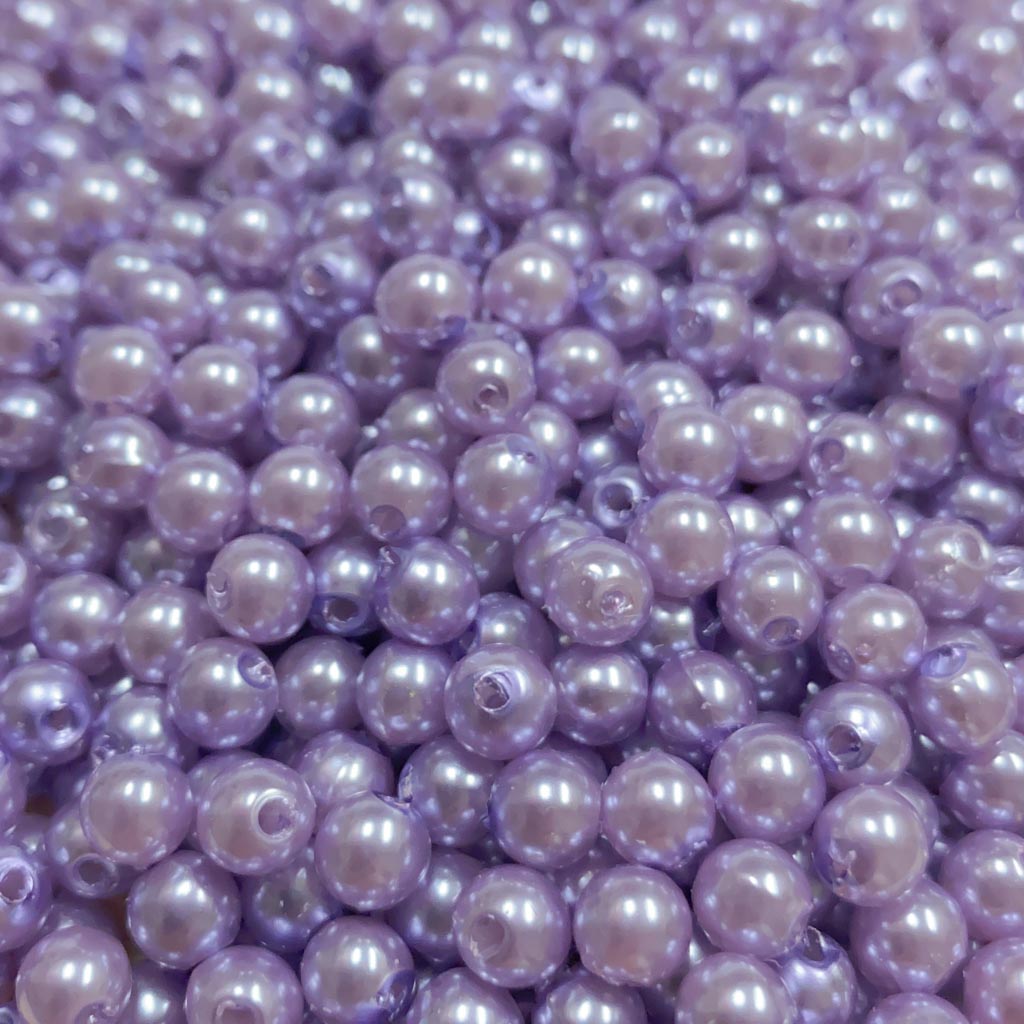 Pérola sintética 6mm lavanda