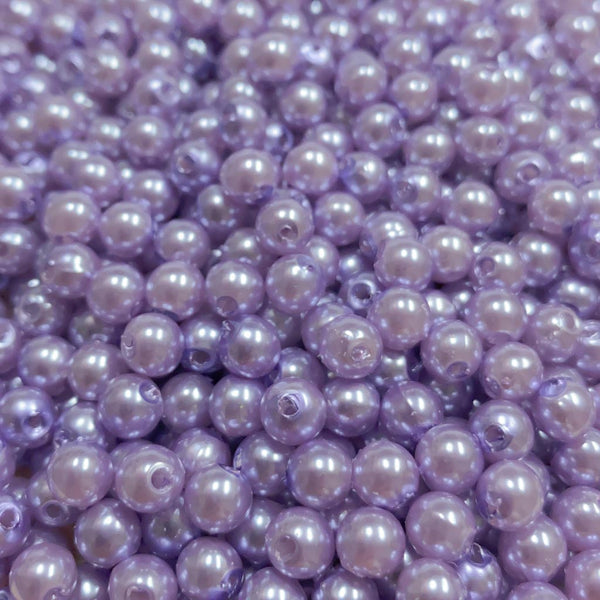 Pérola sintética 6mm lavanda