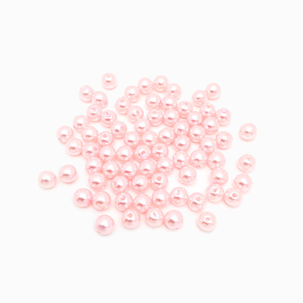 Pack 200 Pérolas Sintéticas Coloridas 6mm