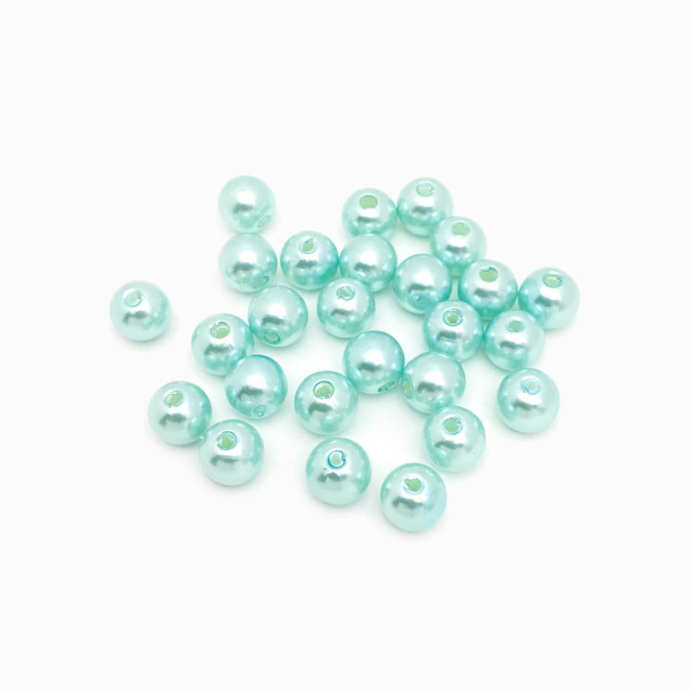 Pérola sintética 8mm azul água