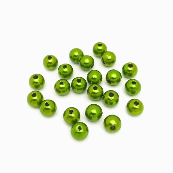 Pérola sintética 8mm verde