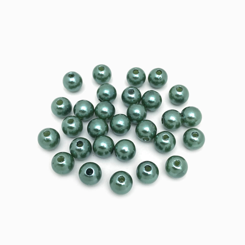 Pack 25g Pérolas Sintéticas Coloridas 8mm