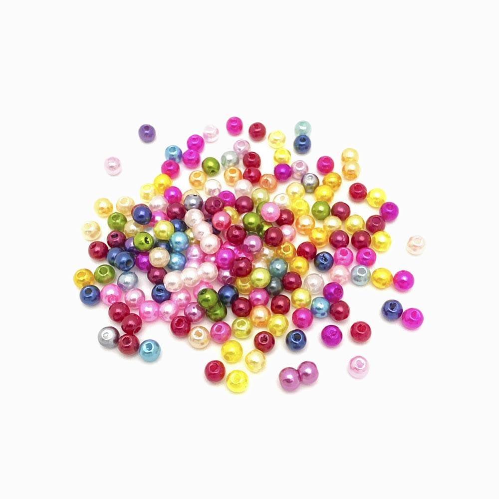 Pérola sintética colorida 4mm