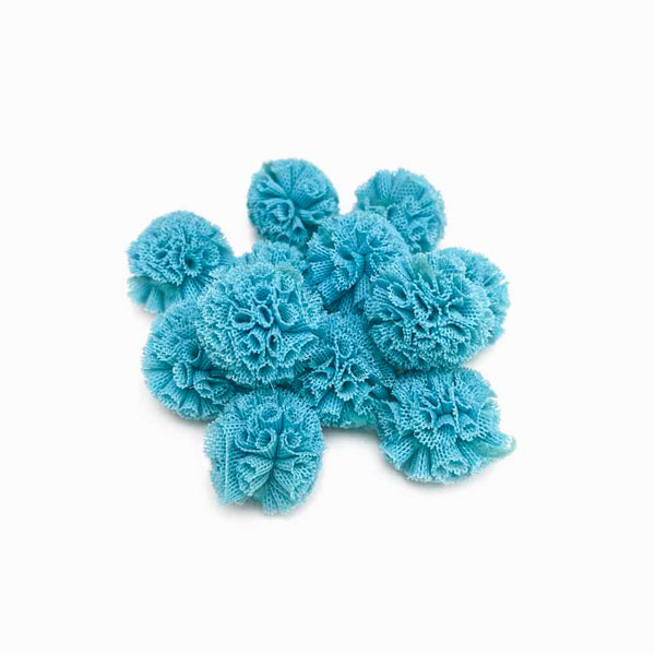 Pompom Bola de Renda 20mm Turquesa