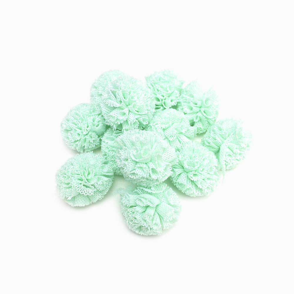 Pompom Bola de Renda 20mm Verde Água