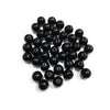 Contas acrílicas 10mm preto